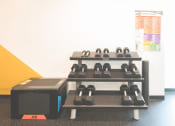 Thumbnail 45 of 49 - Meetinghouse Apartments Fitness Center Free Weights
