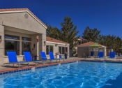 Thumbnail 26 of 33 - Sagecliff Apartments Pool Area and Lounge Chairs