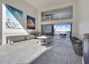 Thumbnail 15 of 23 - A spacious patio with a table and chairs.