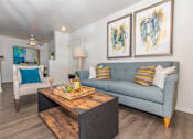 Thumbnail 3 of 14 - Port Royale Luxury Apartment Homes in Sierra Vista, Arizona Model Living Room