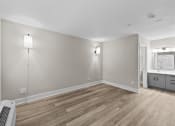 Thumbnail 9 of 26 - Studio Domain Apartments in Austin, Texas Studio and Bathroom
