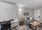 Thumbnail 12 of 26 - Studio Domain Apartments in Austin, Texas Model Living Room