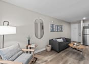 Thumbnail 2 of 26 - Studio Domain Apartments in Austin, Texas Model Living Room