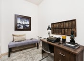 Thumbnail 15 of 36 - The Hayes on Stone Way Apartments den with deskl at The Hayes on Stone Way, Seattle