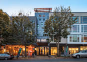 Thumbnail 31 of 36 - The Hayes on Stone Way Apartments exterior with retail at The Hayes on Stone Way, Seattle, WA