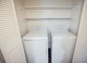 Thumbnail 8 of 18 - The Monet Apartments in Dallas, Texas Laundry Closet