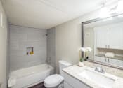 Thumbnail 7 of 18 - The Monet Apartments in Dallas, Texas Model Bathroom