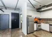 Thumbnail 4 of 28 - The Studios Noho in North Hollywood, California Entrance and Kitchen
