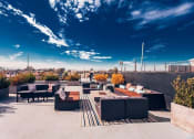 Thumbnail 22 of 28 - The Studios Noho in North Hollywood, California Rooftop Patio with Seating and Fire Pit