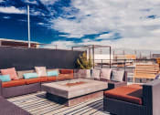Thumbnail 19 of 28 - The Studios Noho in North Hollywood, California Rooftop Patio with Seating and Fire Pit