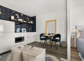 Thumbnail 5 of 8 - The Franklin Model Living Area and Kitchen