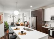 Thumbnail 1 of 35 - Trovita Rio Apartments in Tempe, Arizona Model Kitchen with Island