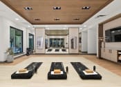 Thumbnail 16 of 26 - Vela Apartments Fitness Center yoga room