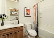 Thumbnail 16 of 30 - Villa Cielo Cortaro Apartments in Tucson, Arizona Model Bathroom