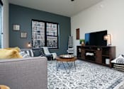 Thumbnail 5 of 11 - Living Area at The Liberty Lofts, Gainesville, TX