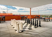 Thumbnail 27 of 27 - Enjoy a game of chess on the roof top patio at 985 High Apartments, Columbus, 43201