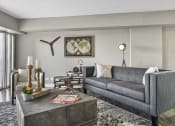 Thumbnail 2 of 66 - Decorative Upscale Spacious Living Room at CityView on Meridian, Indianapolis, IN