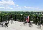Thumbnail 49 of 66 - Rooftop patio and lounge area by the poolside at CityView on Meridian, Indianapolis, IN,46208
