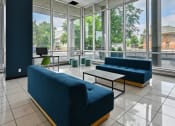 Thumbnail 62 of 66 - Comfortable seating area in the lobby at CityView on Meridian, Indianapolis, IN,46208