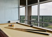 Thumbnail 43 of 66 - Pool table in the sky lounge at CityView on Meridian, Indianapolis, IN,46208
