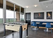Thumbnail 44 of 66 - Gameroom with a foosball table in the sky lounge at CityView on Meridian, Indianapolis, Indiana, 46208