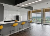 Thumbnail 35 of 66 - Common area kitchen in the lounge at CityView on Meridian, Indiana, 46208
