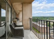 Thumbnail 29 of 66 - Large private balcony with view of the city at CityView on Meridian, Indiana, 46208