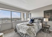 Thumbnail 17 of 66 - Large master bedroom with wall to wall windows at CityView on Meridian, Indiana, 46208