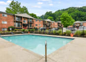 Thumbnail 28 of 39 - Secondary view of the swimming pool at Heritage Hill Estates Apartments, Cincinnati, Ohio 45227