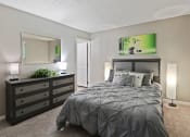 Thumbnail 14 of 39 - Large master bedroom with in suite bathroom at Heritage Hill Estates Apartments, Cincinnati, Ohio 45227