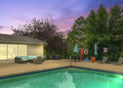 Thumbnail 38 of 39 - Sparking Swimming Pool at Sunset at Heritage Hill Estates Apartments, Cincinnati, Ohio 45227