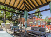 Thumbnail 14 of 25 - Patio with table at Lexington Square, Kentucky, 40502