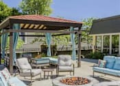 Thumbnail 15 of 25 - Patio with couch at Lexington Square, Kentucky