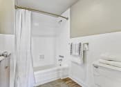 Thumbnail 16 of 66 - Large Soaking Tub In Master Bathroom with A Tile Surround at CityView on Meridian, Indiana