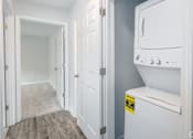 Thumbnail 4 of 21 - Stacked Washer and Dryer at Peachtree Place Apartments, South Carolina