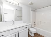 Thumbnail 21 of 48 - Bathroom with white interior at River Walk Apartments, Boise, 83702