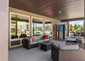 Thumbnail 10 of 21 - Outdoor Lounge at Brooklyn West Apartments, Missoula, Montana