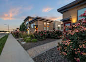 Thumbnail 11 of 61 - A residential area with houses and a sidewalk. at Verraso Village Apartments, Meridian