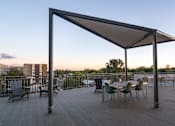 Thumbnail 39 of 52 - Rooftop Shaded Patio at Copestone Apartments, Idaho