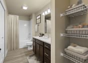 Thumbnail 6 of 21 - Spacious Bathroom with Ample Storage  at Brooklyn West, Missoula, MT