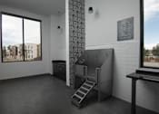 Thumbnail 10 of 67 - Pet spa with stainless steel tub with a rap at Cycle Apartments, Fort Collins, CO, 80525