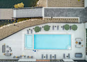 Thumbnail 9 of 31 - Aerial Pool View at The Clara, Eagle