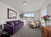 Thumbnail 11 of 46 - Room with couch and side lamp  at Great Northern, Missoula Montana