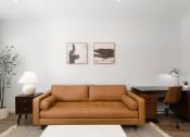 Thumbnail 17 of 45 - Living room area with sofa decorat The Expo Apartments, Billings, MT