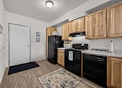 Thumbnail 7 of 31 - A kitchen with black appliances at Majestic Drive, Missoula, MT 59808