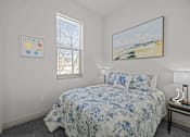 Thumbnail 12 of 29 - A bedroom with a bed, nightstand at Spruce Street, Missoula, MT 59802