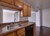 Thumbnail 13 of 44 - Updated Kitchen with light brown cabinets Highland Club apartments, Watervliet, NY 12189