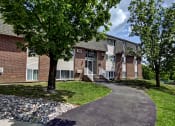 Thumbnail 1 of 44 - Exquisite Landscaped Porch at Highland Club Apartments in Watervliet, NY 12189