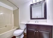 Thumbnail 4 of 44 - Bathroom With Bathtub at Highland Club Apartments in Watervliet, NY 12189
