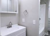 Thumbnail 8 of 27 - Bathroom with sink at Willett Apartments, New York